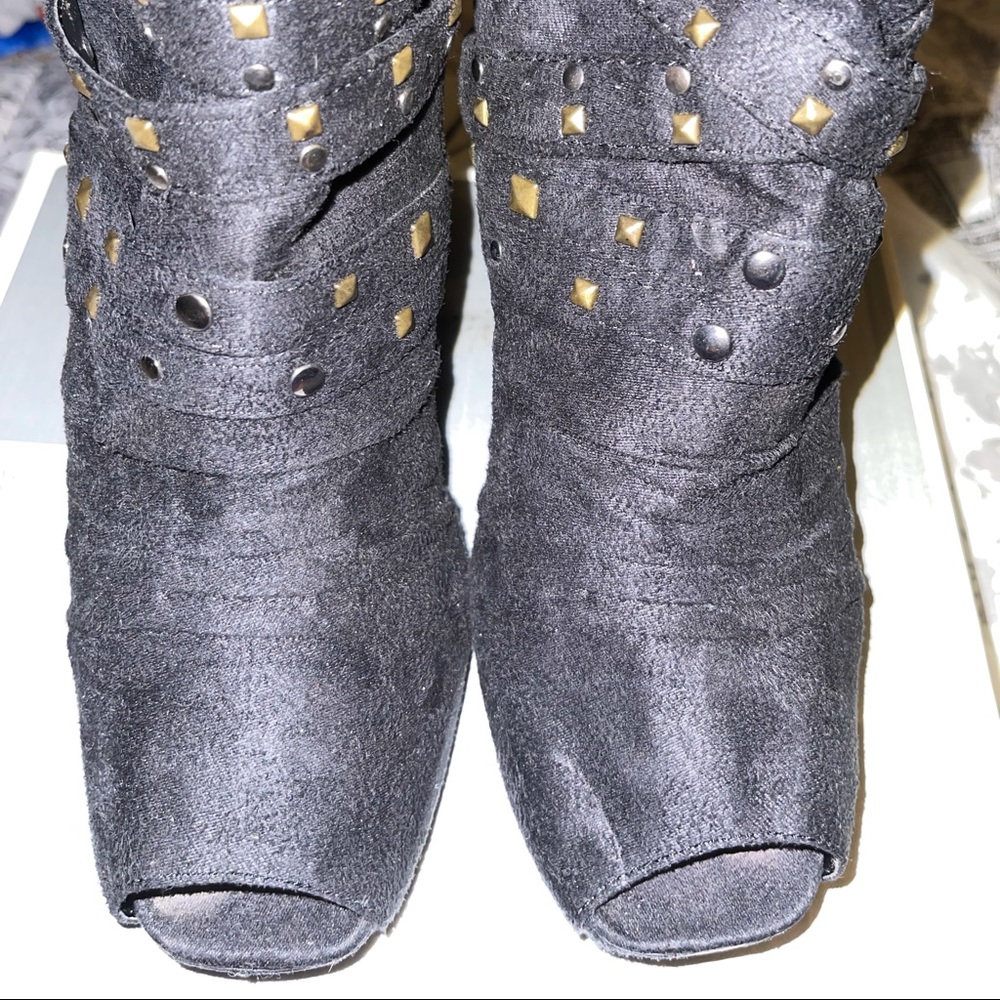 Fahrenheit Open-Toe Booties